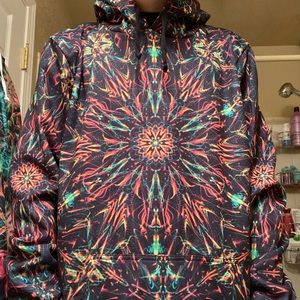 Trippy-Patterned Sweatshirt